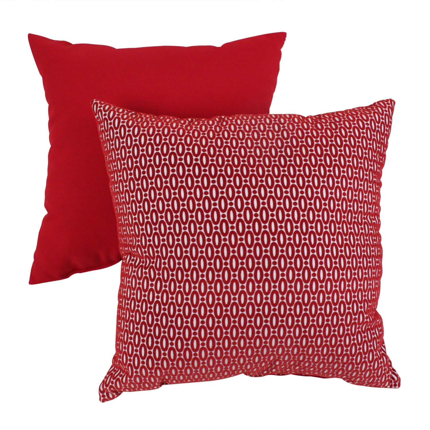 Pillow Perfect 'Oval Dots' Red Throw Pillow Free Shipping On Orders
