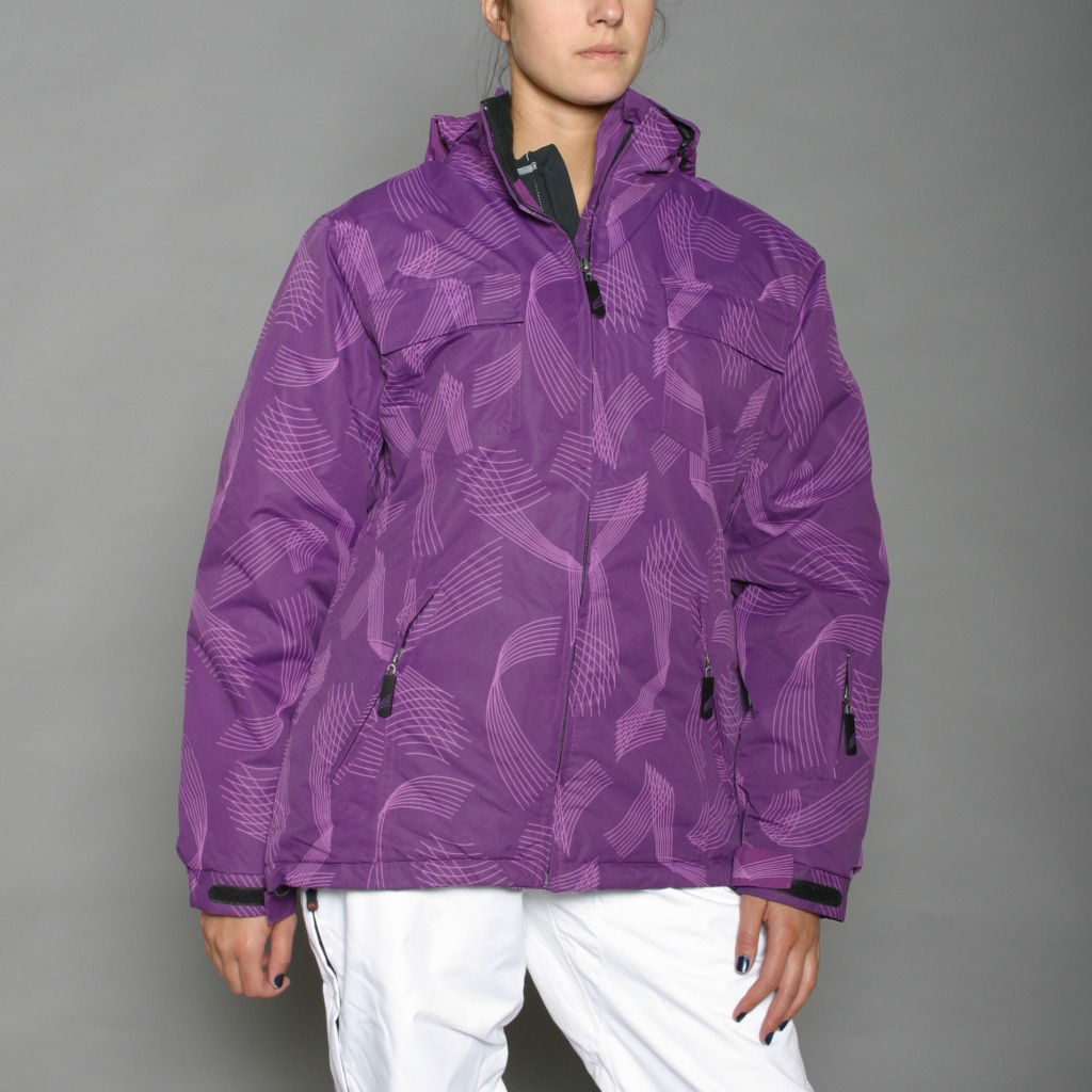 Shop Winter Sport Women's Purple Snowboard Jacket Free Shipping On