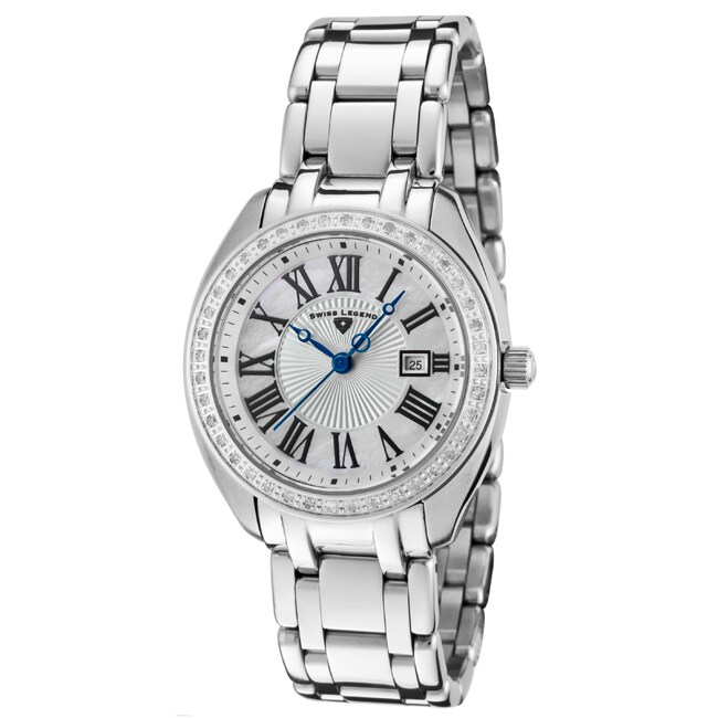 Swiss Legend Women's 'The Estate' Stainless Steel Watch - Free Shipping ...