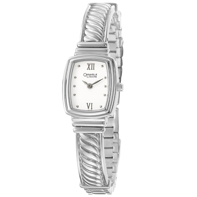 Caravelle by Bulova Womens Bracelet Stainless Steel Quartz Watch 