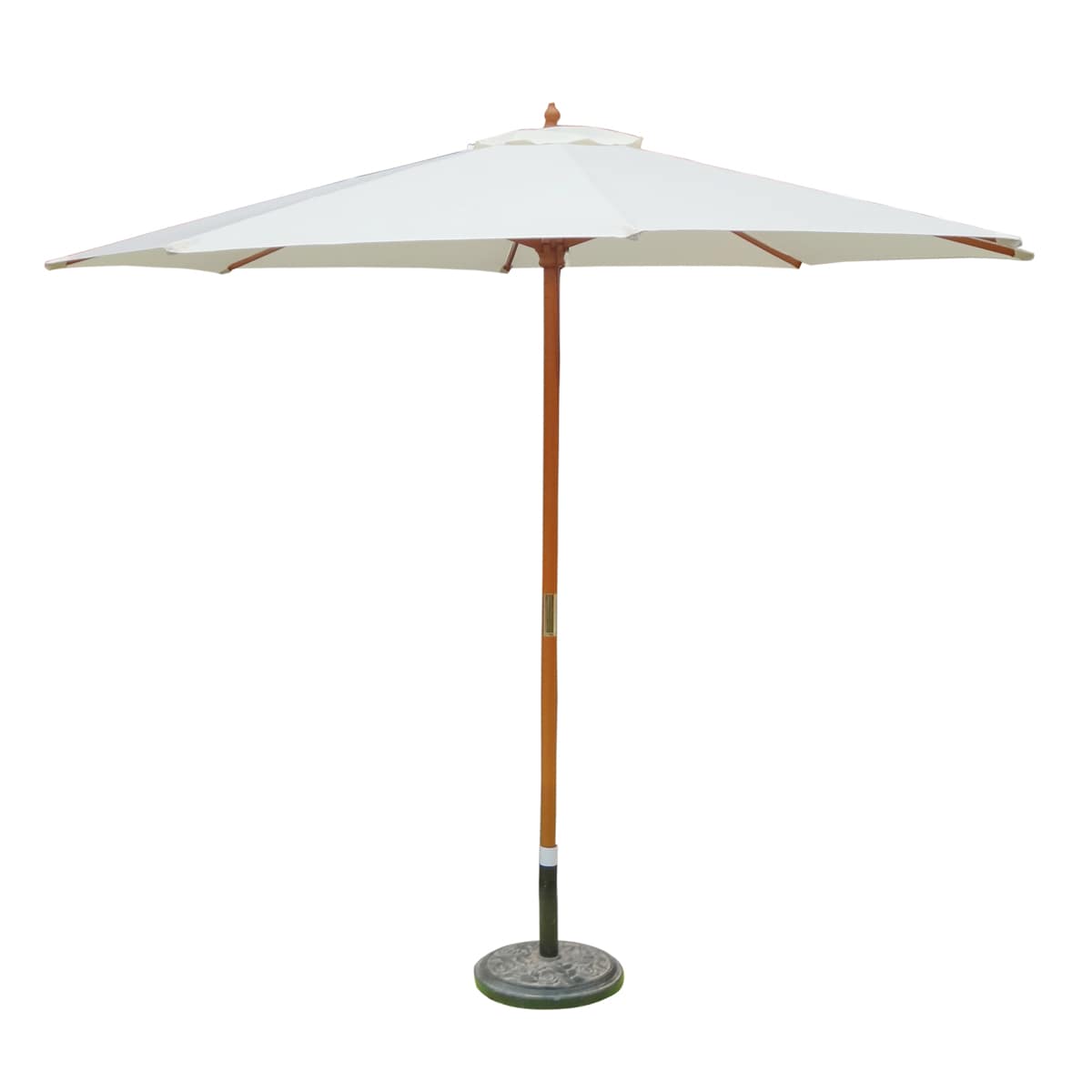 Wooden Patio Umbrella With Pulley 9 Foot Free Shipping Thumbnail Wooden Patio Umbrella With Pulley 9 Foot