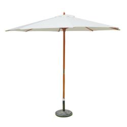 Shop Wooden Patio Umbrella With Pulley 9 Foot Free Shipping Today Overstock 6445743