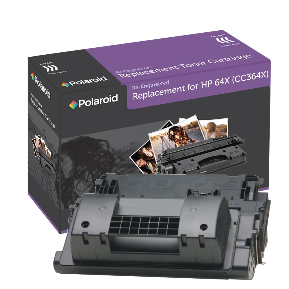 HP 64X Black Toner Cartridge by Polaroid (Remanufactured)