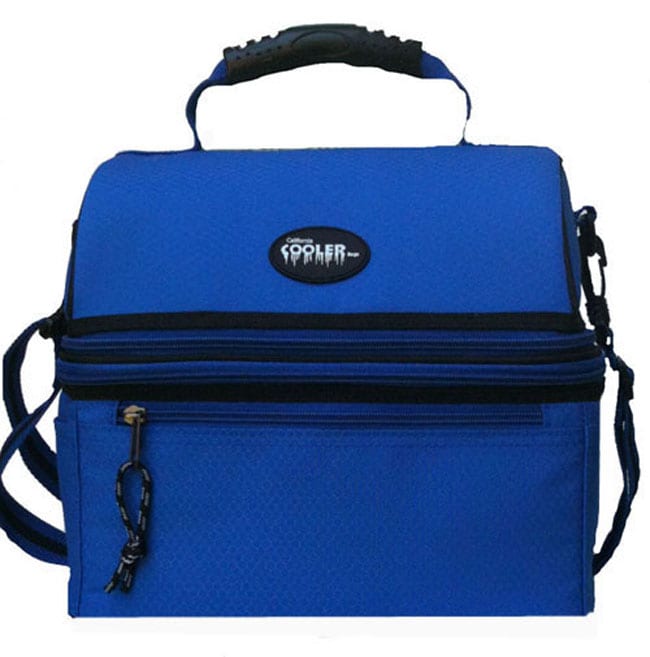 California Cooler Deluxe Royal Blue Insulated Lunch Cooler Bag 