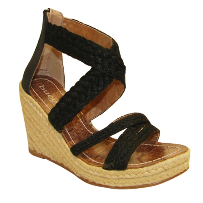 Bucco Ladies Espadrille Wedges  