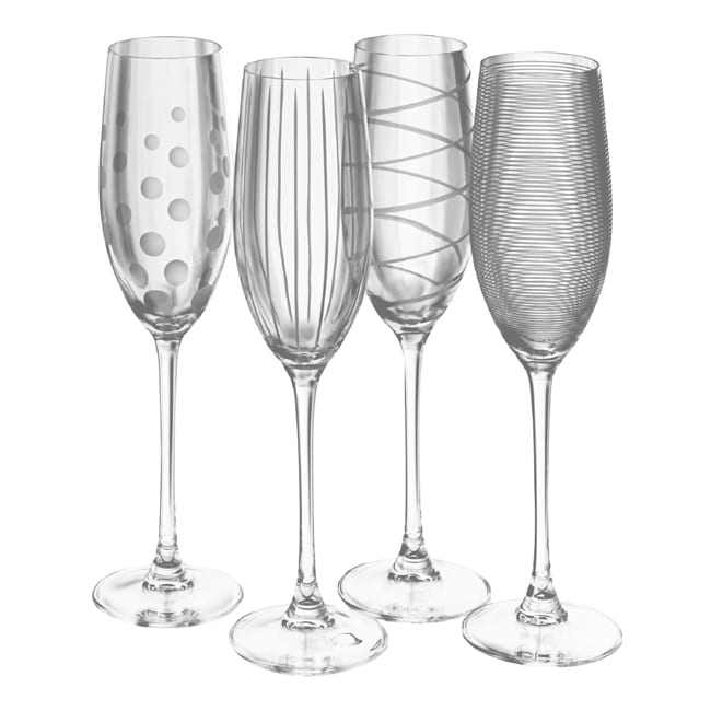 Libbey Modern Bar Mimosa Entertaining Set with 4 Stemless Champagne Flute  Glasses and Carafe - Bed Bath & Beyond - 18590961