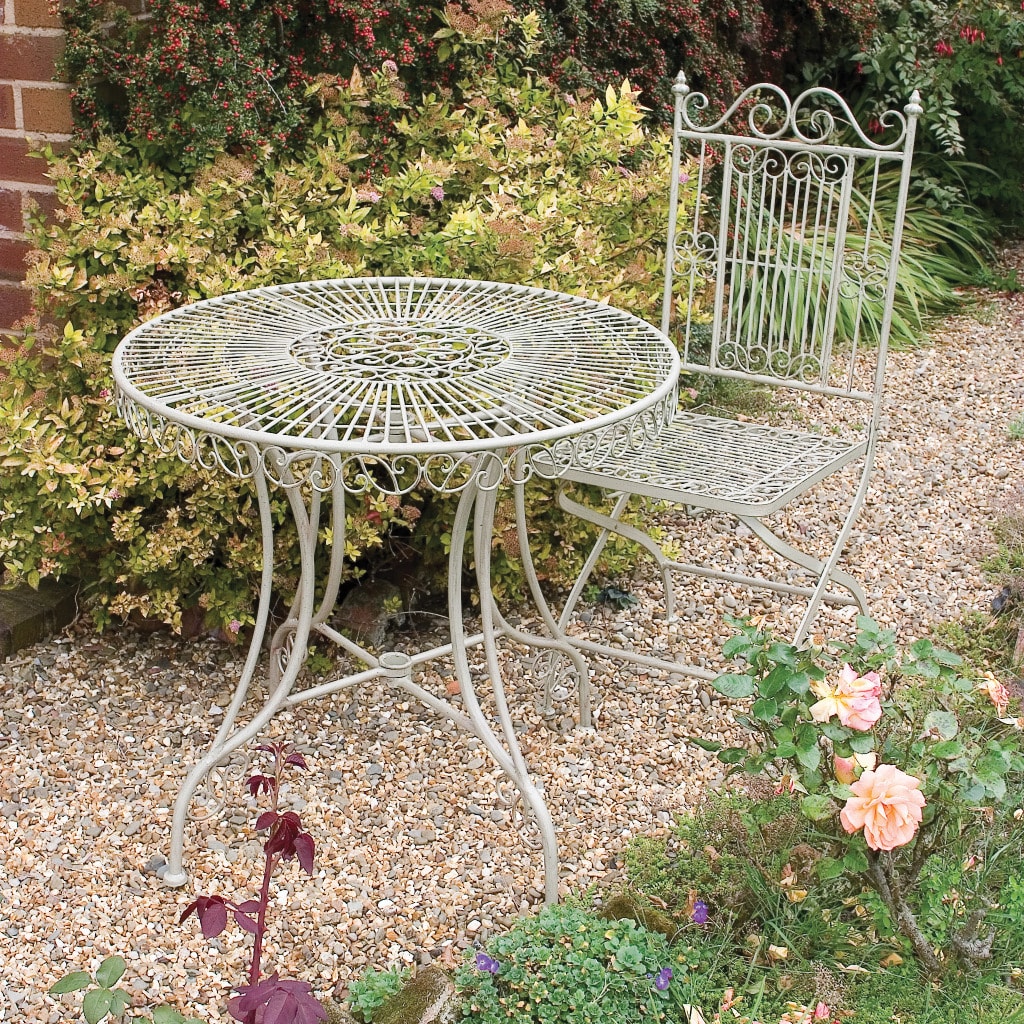 Laura Ashley Metal Chestnut Decorative Chair  