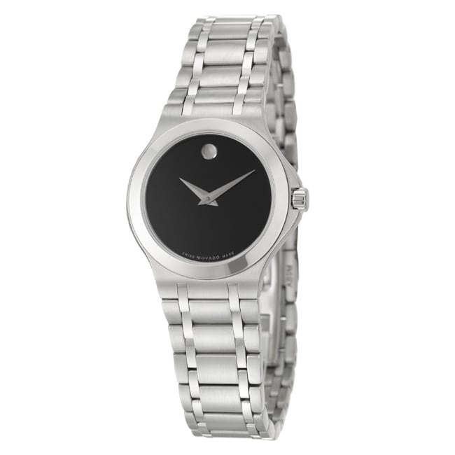 Movado Womens Portfolio Stainless Steel Quartz Watch   