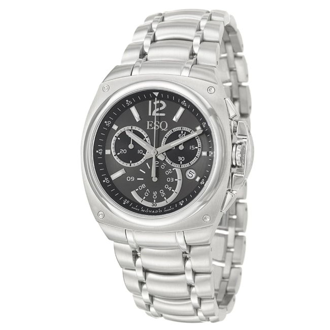 ESQ by Movado Mens Bracer Stainless Steel Quartz Chronograph Watch 