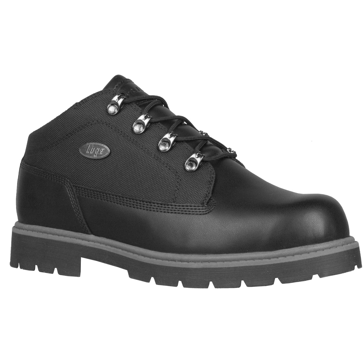 Lugz Mens Camp Craft SR Black/ Charcoal Boots  