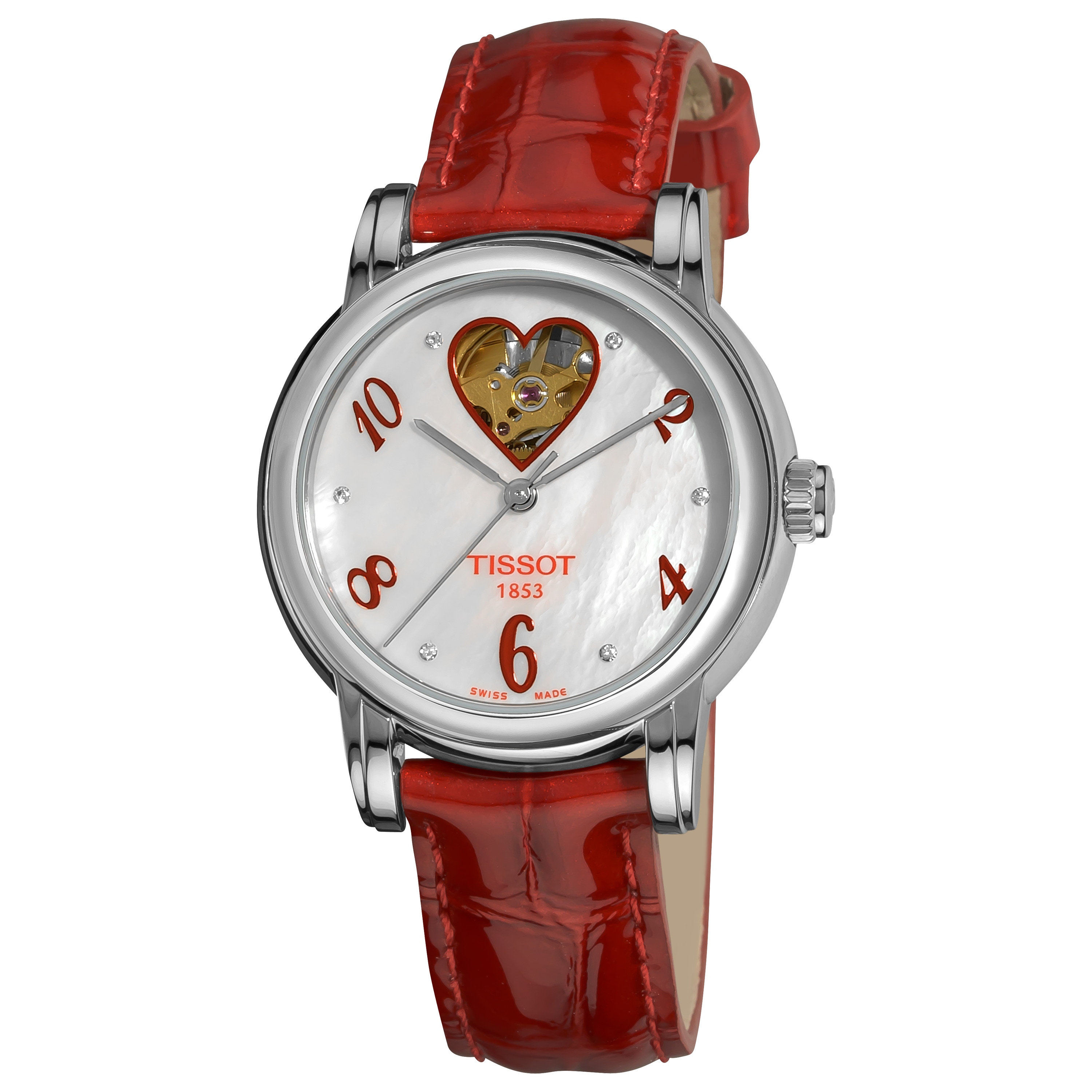 Tissot Womens T050.207.16.116.02 Lady Heart Mother of Pearl Dial