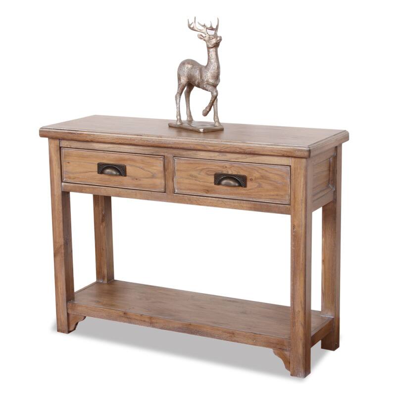 Blanched Oak Sofa Table