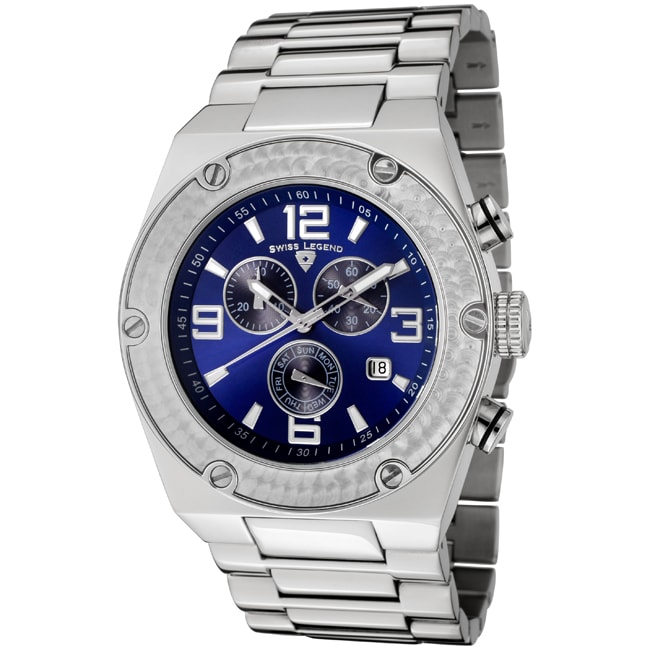 Swiss Legend Mens Throttle Stainless Steel Chronograph Watch