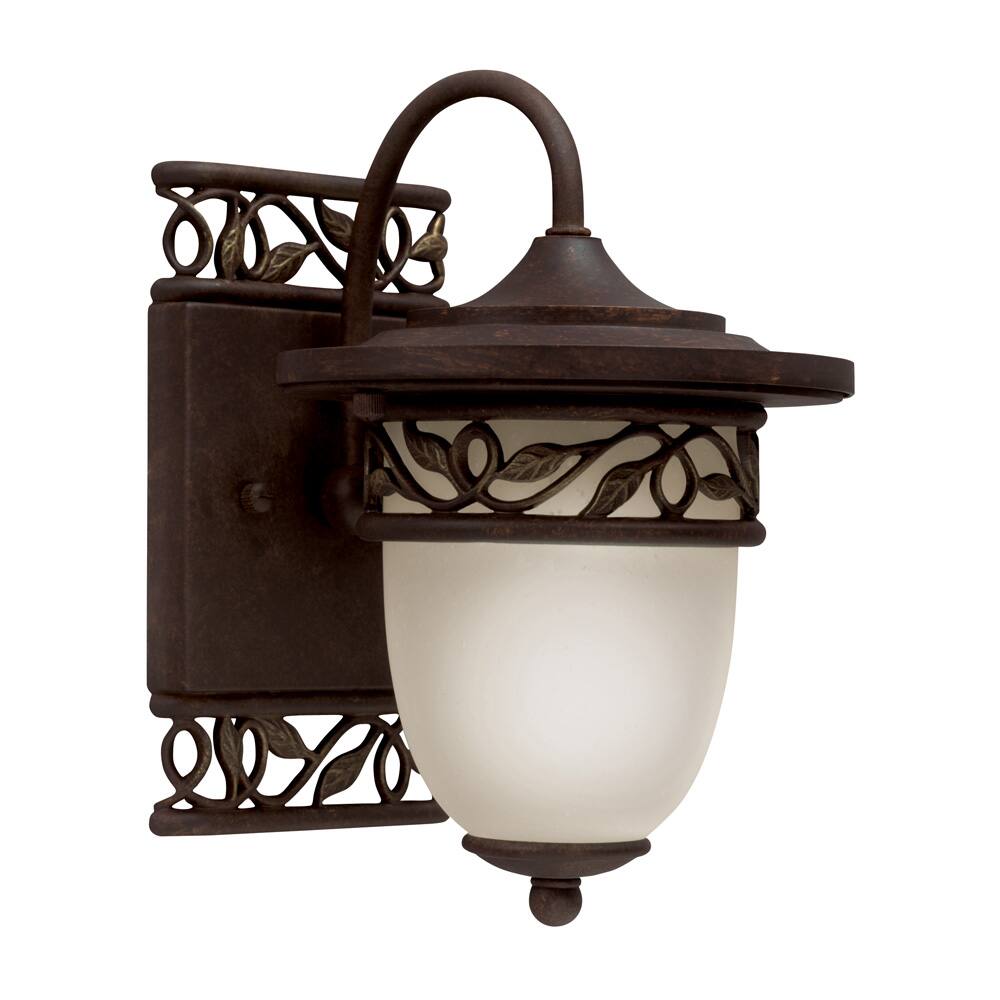 Aztec Lighting Transitional 1-light Tannery Bronze Outdoor Wall Light