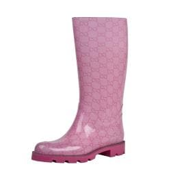 pink gucci rain boots