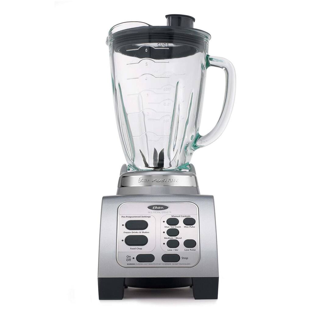 Oster BRLY07-S Fusion 6-cup Stainless Steel Blender/ Chopper