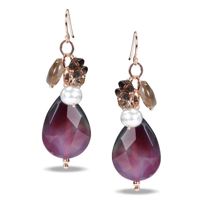 , Agate Earrings   Buy Cubic Zirconia Earrings 