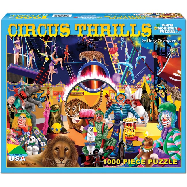 Mary Thompson 'Circus Thrills' Jigsaw Puzzle (1000 piece) Puzzles