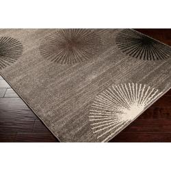 Woven Gray Resiling Rug (79 x 112)