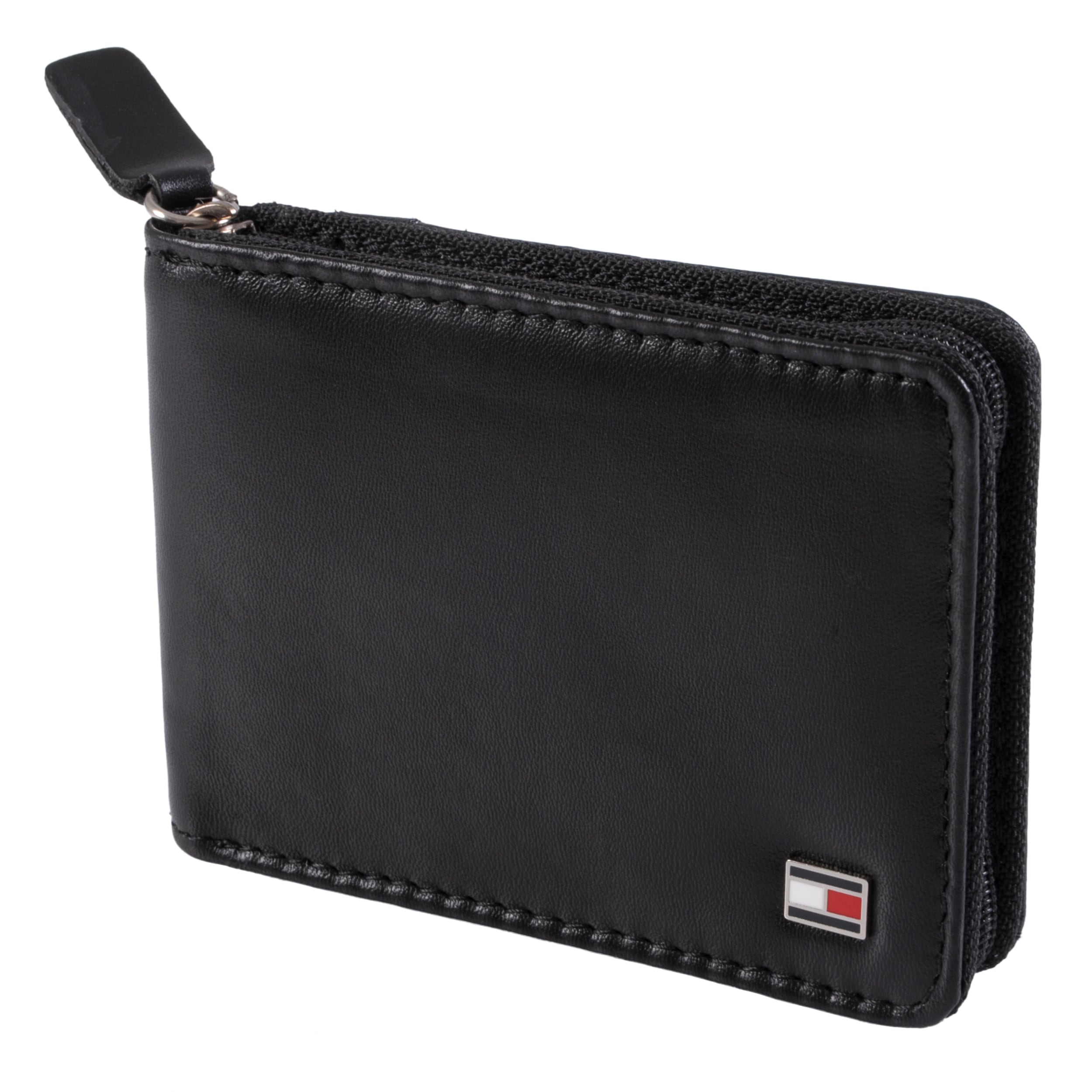 Tommy Hilfiger Men&#39;s Genuine Leather Slim Zip-A-Round Wallet - Free Shipping On Orders Over $45 ...