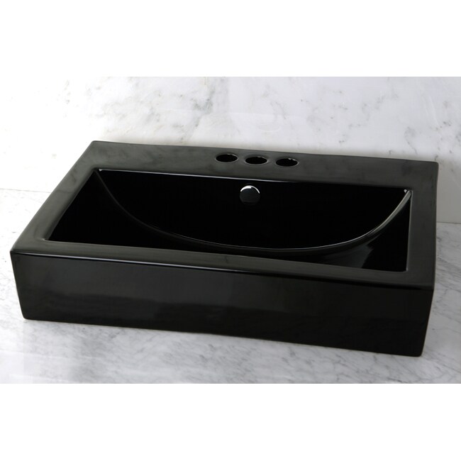 Bathroom Sinks Overstock vitreous china black rectangular vessel bathroom sink - free Bathroom Sinks Overstock vitreous china black rectangular vessel bathroom sink - free