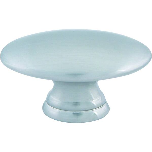 Successi 1.5inch Brushed Nickel Small Egg Knobs (Case of 24