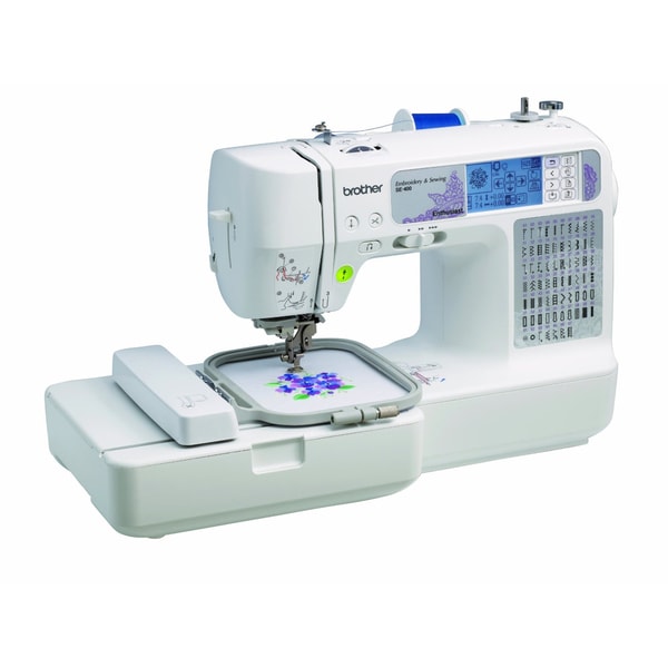 Brother SE400 Combination Computerized Sewing and Embroidery Machine