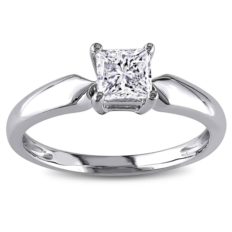 Miadora Signature Collection 14k Gold 3/4ct TDW Solitaire Diamond Ring (J-K, I2-I3)