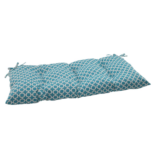 Shop Pillow Perfect Outdoor/ Indoor Hockley Teal Swing/ Bench Cushion ...