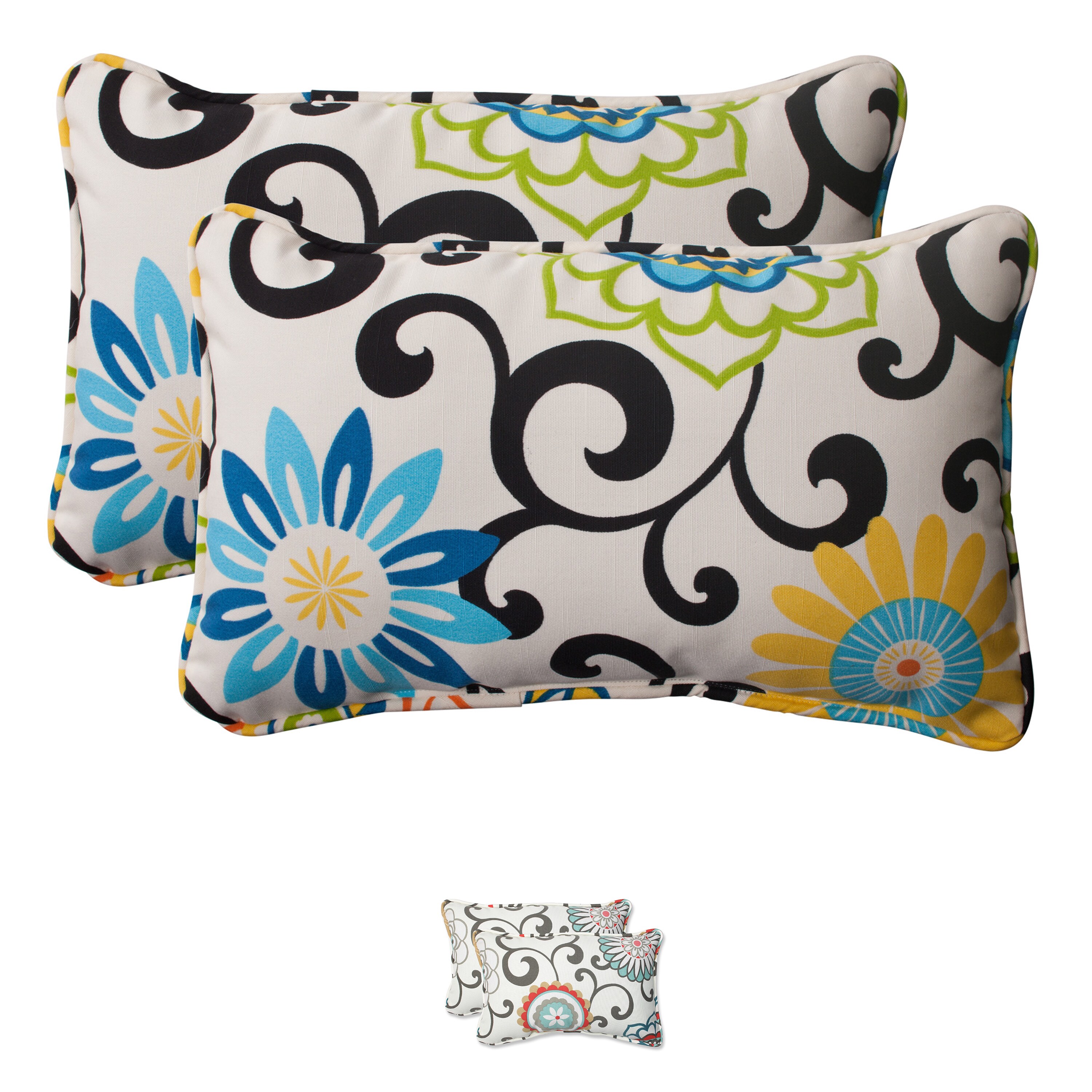Shop Pom Pom Play Corded Rectangular Throw Pillows Set Of 2