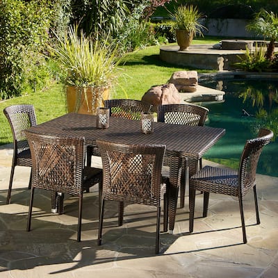 Dusk 7-piece Outdoor Dining Set by Christopher Knight Home