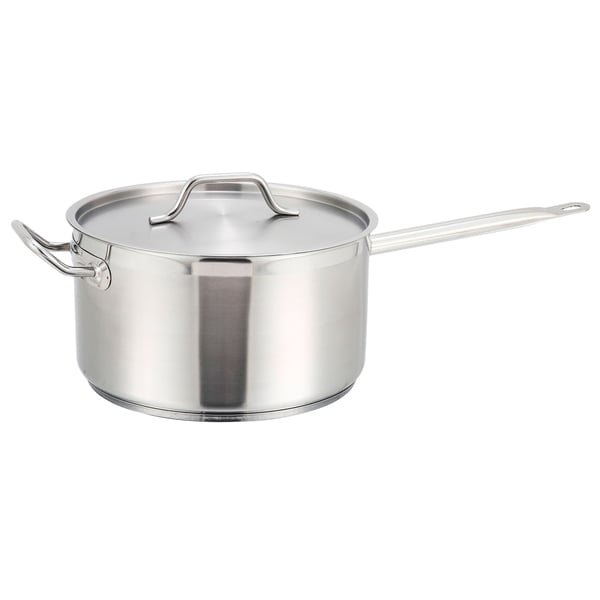 Winco Premium Stainless Steel 7.5 quart Saucepan