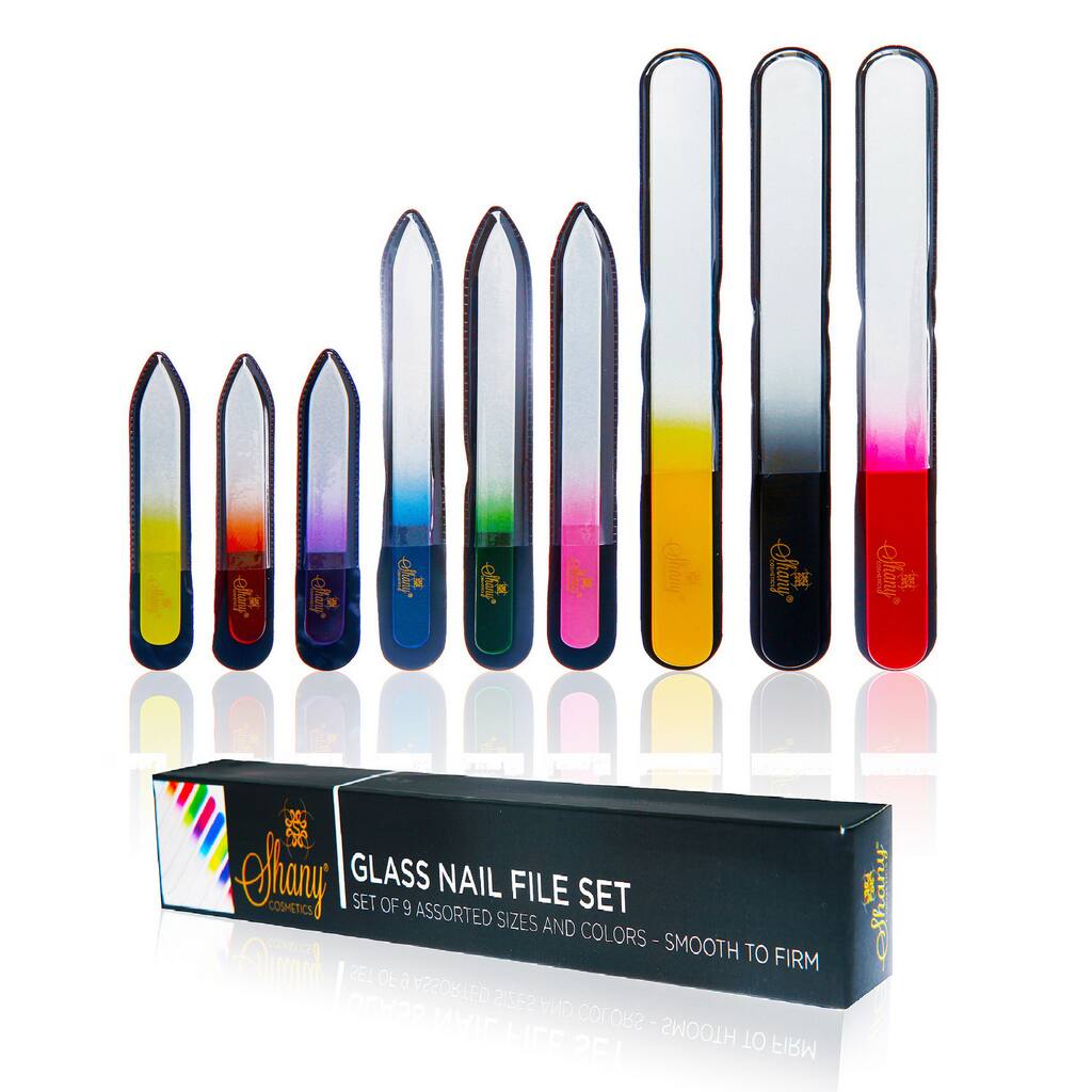 Shany Glass Nail File Buffer 9-piece Set