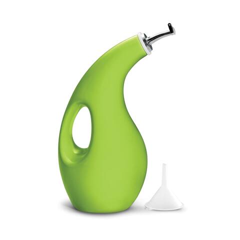 Rachael Ray Serveware Stoneware Green EVOO Bottle