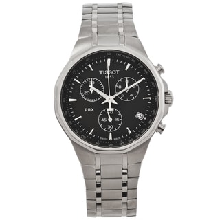 Tissot Men's T0774171105100 PRX Classic Black Dial Chronograph Watch Tissot Men's Tissot Watches