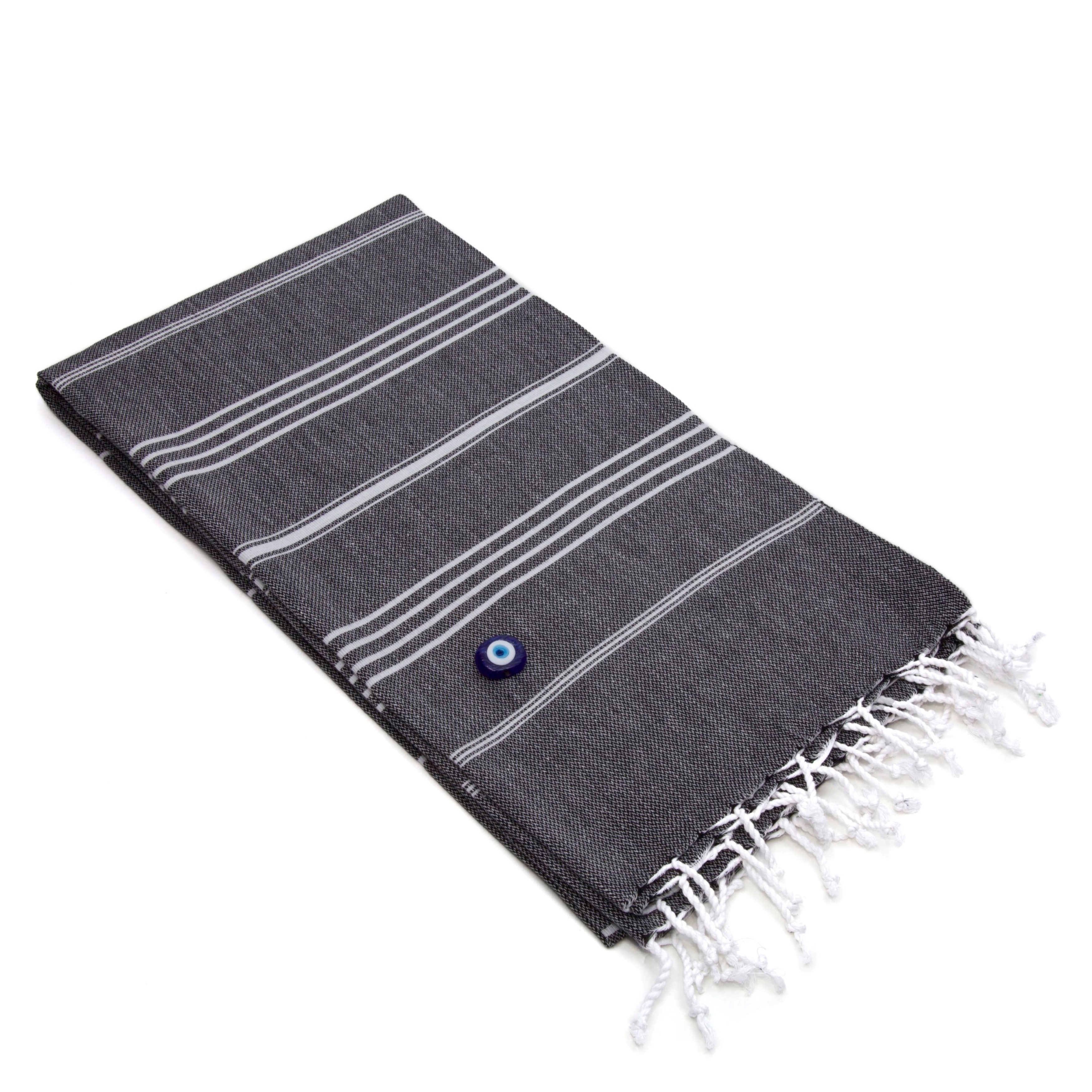 Charcoal Positano Turkish Towel