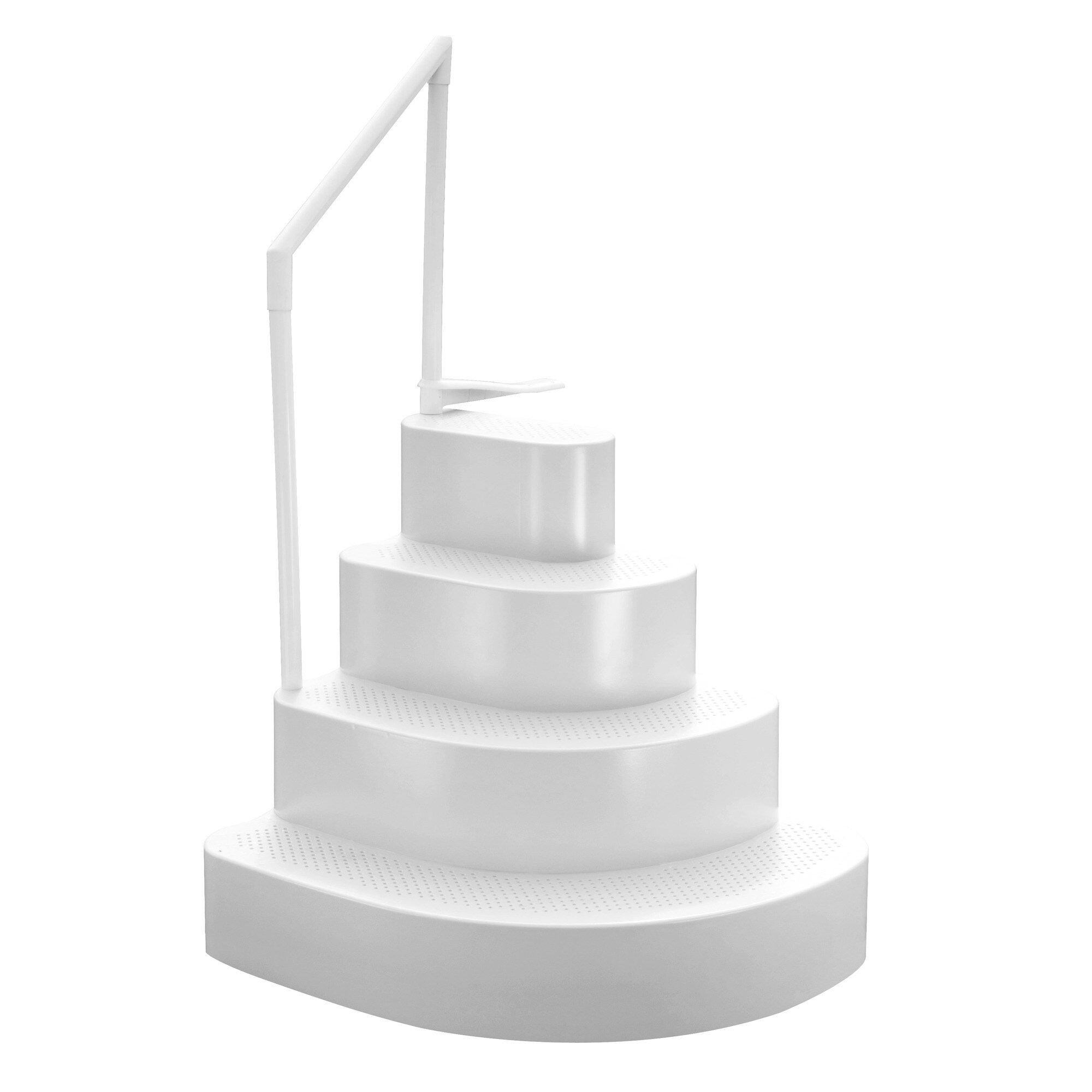 Shop Blue Wave Wedding Cake Above Ground Pool Step Overstock 7825314