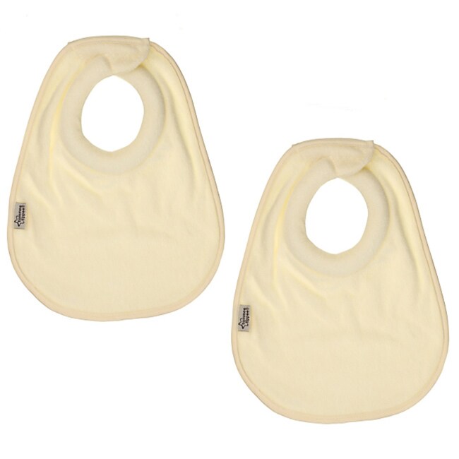 Tommee Tippee Cream Closer To Nature Milk Feeding Bibs (pack Of 2)