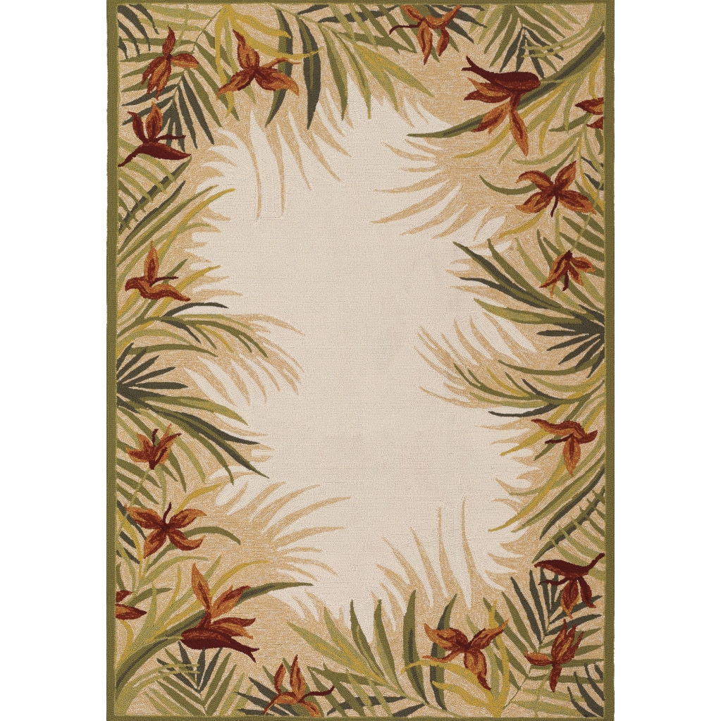Covington Tropic Garden/ Sand Floral Rug (56 X 8)
