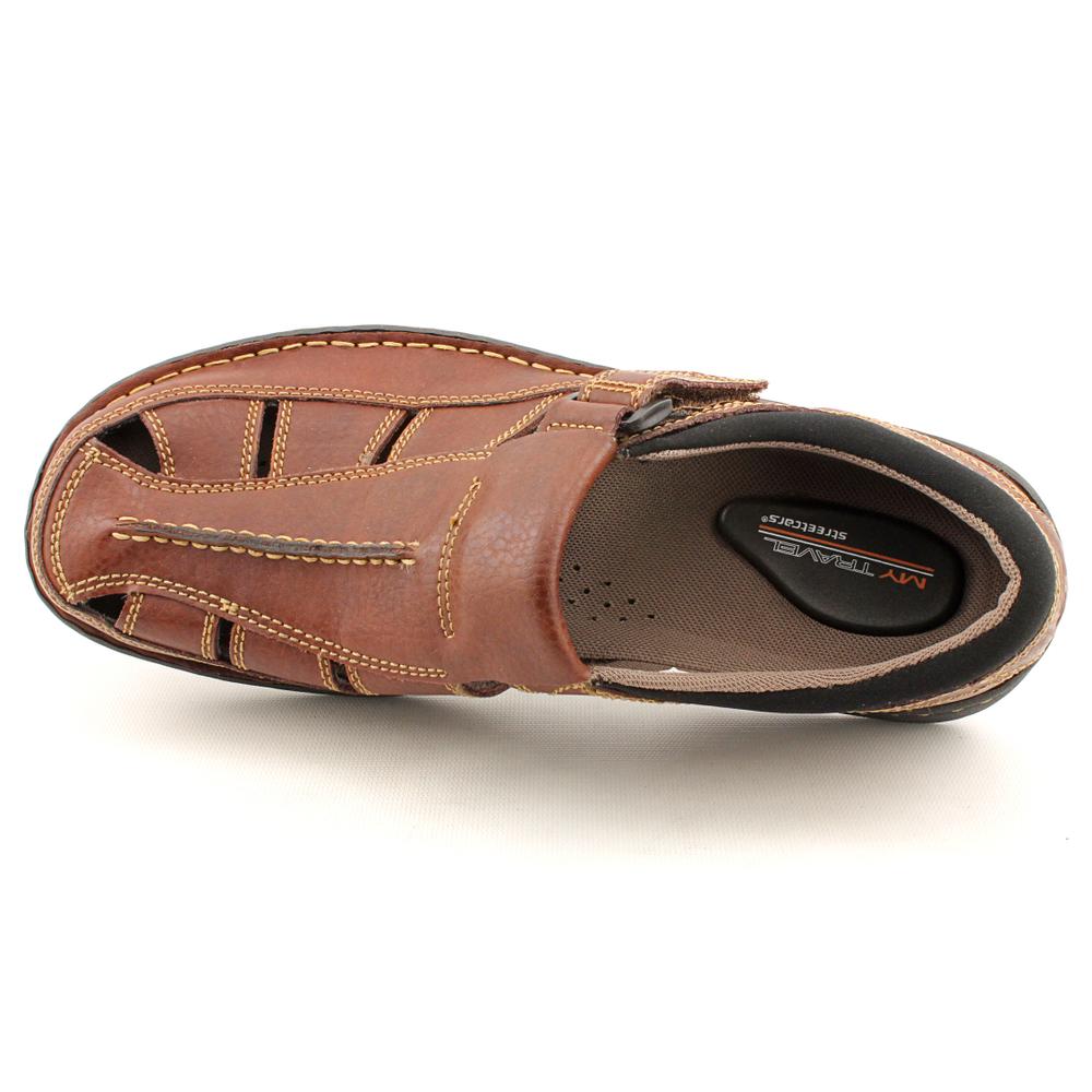 men's coach leather flip flops