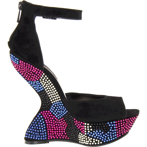 steve madden rhinestone wedges