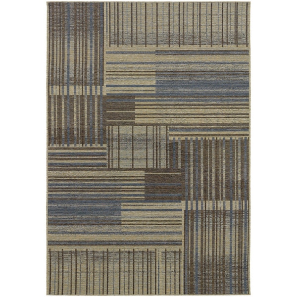 Dolce Trattoria/ Beige Denim Area Rug (4' x 5'10) COURISTAN INC 3x5   4x6 Rugs