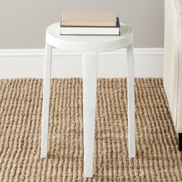Safavieh Klein White Side Table
