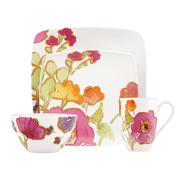 Lenox Floral Fusion Square 4-Piece Place Setting