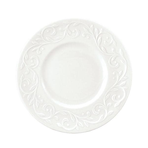 Shop Lenox Opal Innocence Carved Dessert Plates (Set of 4) - Free ...