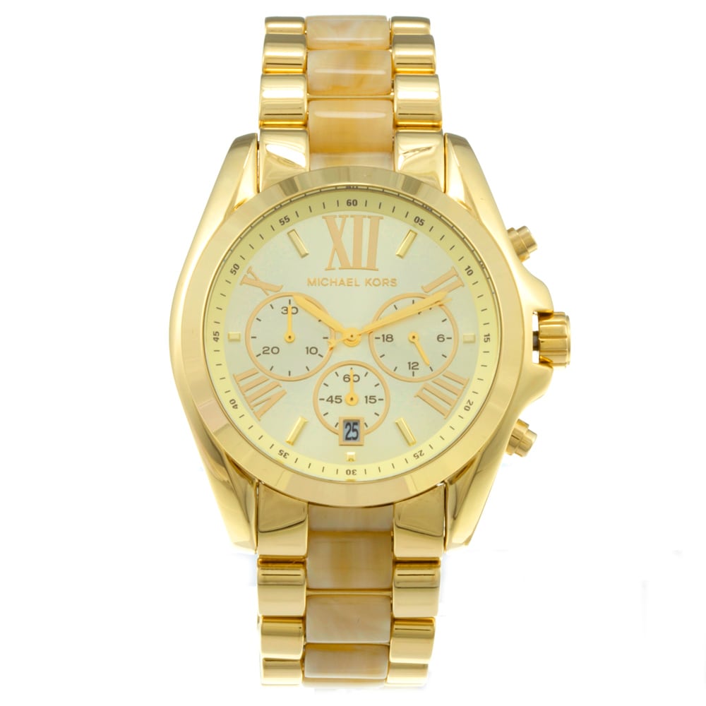 Michael Kors Womens Goldtone Watch Today $195.99