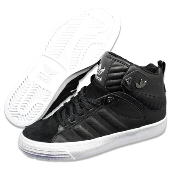 black leather adidas shoes mens