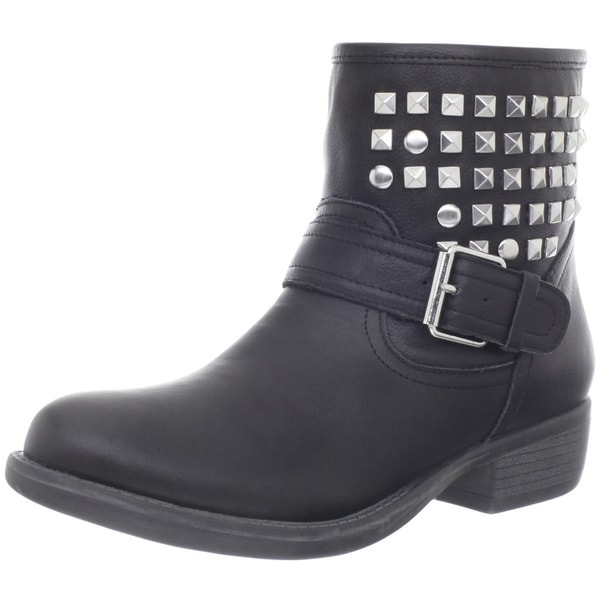 steve madden studded ankle boots