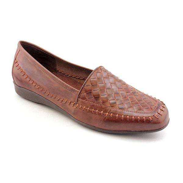 Auditions Women's 'Paige' Leather Casual Shoes   Narrow (Size 12) Loafers