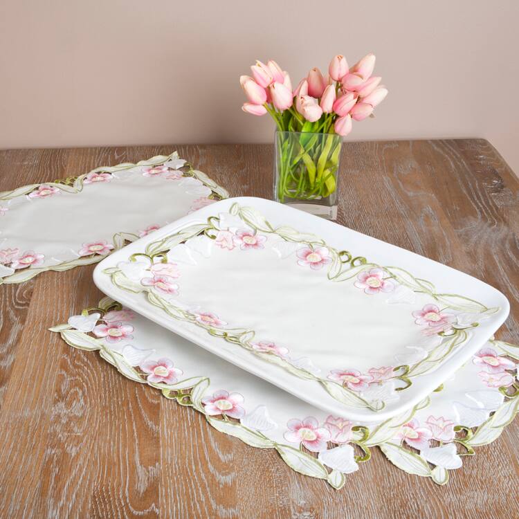 Embroidered and Cutwork Table Linen